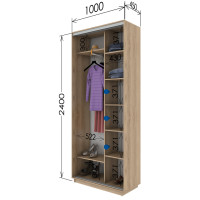 Шафа купе шк-1000-450-2400 (Garant)
