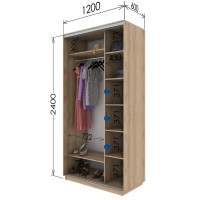 Шафа купе шк-1200-600-2400 (Garant)