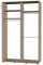 Шафа купе люкс 42-1500-600-2400 (Імперія меблів)