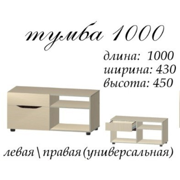 Тумба для взуття Аякс 1000 (Майстер форм)