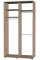 Шафа купе люкс 26-1300-450-2400 (Імперія меблів)