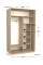Шкаф купе практик 28-1300-600-2400 (Garant)