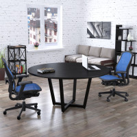 Круглий стіл для переговорів D-1600 (Loft design)