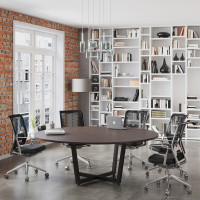 Круглий стіл для переговорів D-2000 (Loft design)