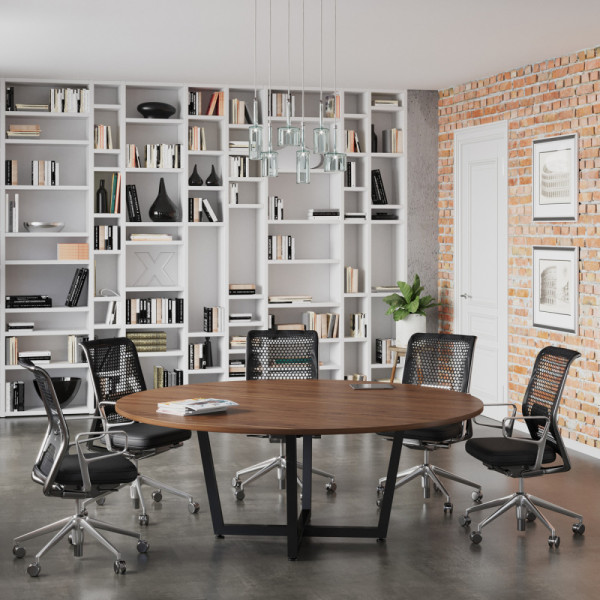 Круглий стіл для переговорів D-2000 (Loft design)